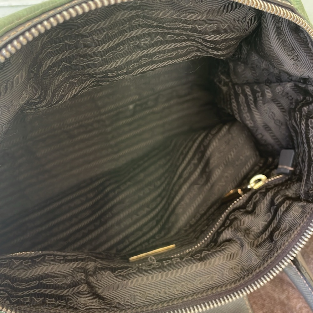 🍉SOLD🍉Prada green tessuto two way tote - Picture 12 of 17